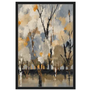The Twilight Forest CENTER Framed Canvas 24x36″
